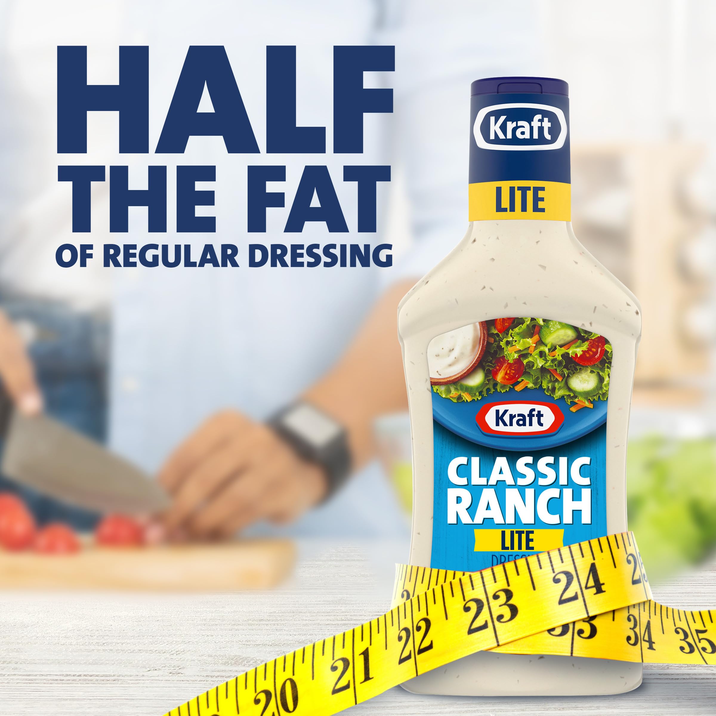 Kraft Classic Ranch Lite stirred into ranch pasta salad