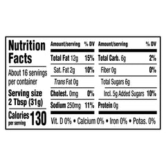 Kraft Creamy French Dressing bottle cap demonstrates easy pop-up opening.