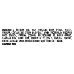Kraft Creamy French Dressing bottle pour highlights smooth pour and even coating.