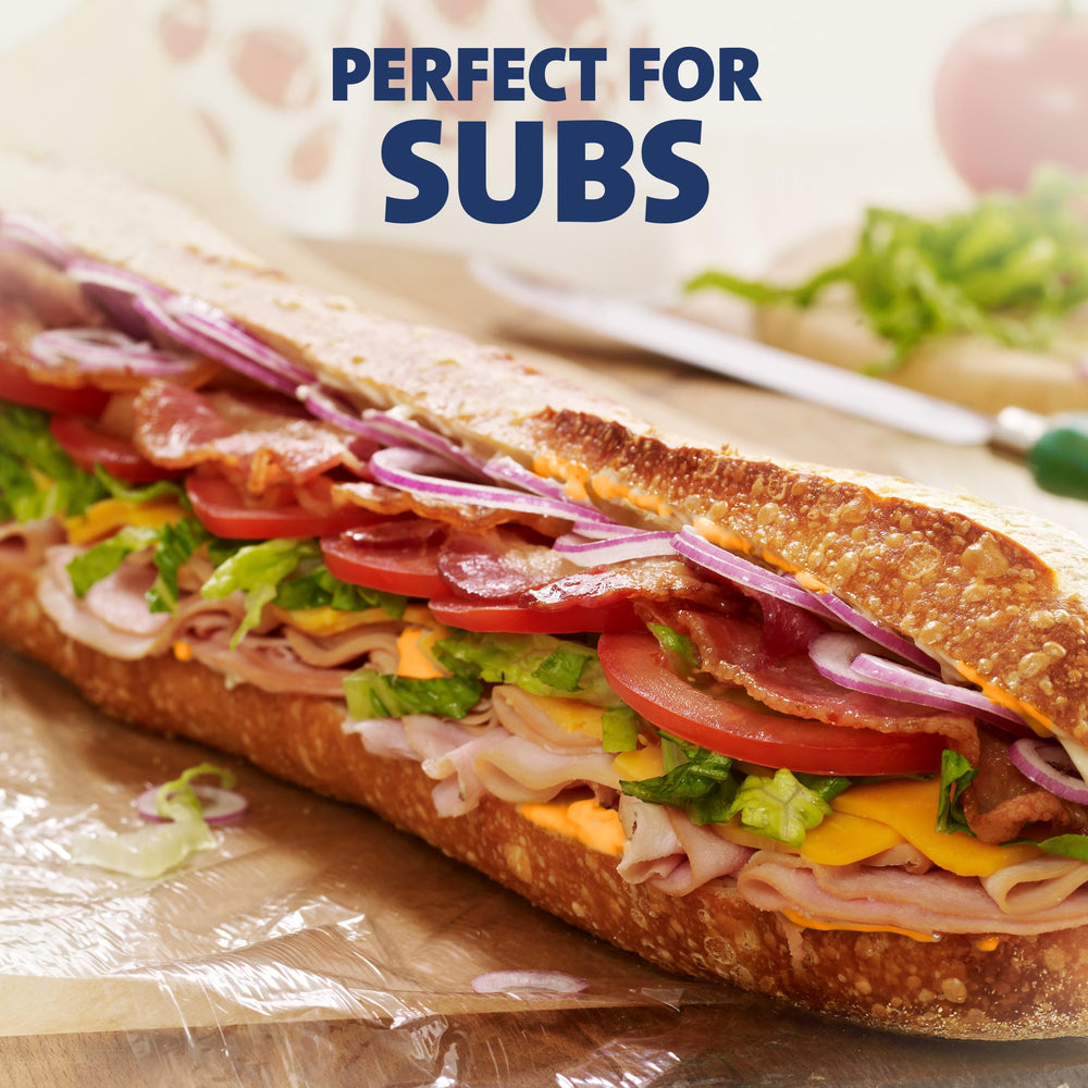 Kraft Creamy French Dressing sandwich spread shows versatile topping application.