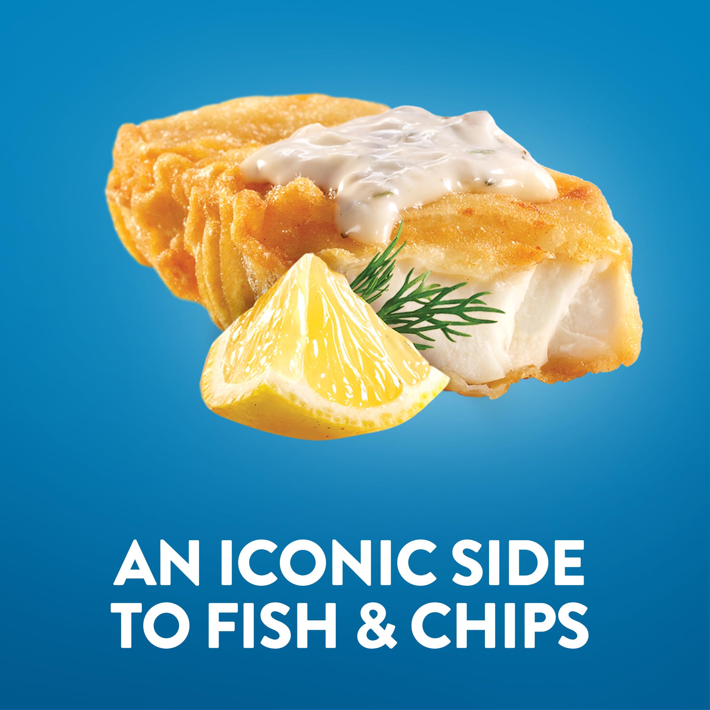 Kraft Creamy Tartar Sauce Packet pairs with fish and fries