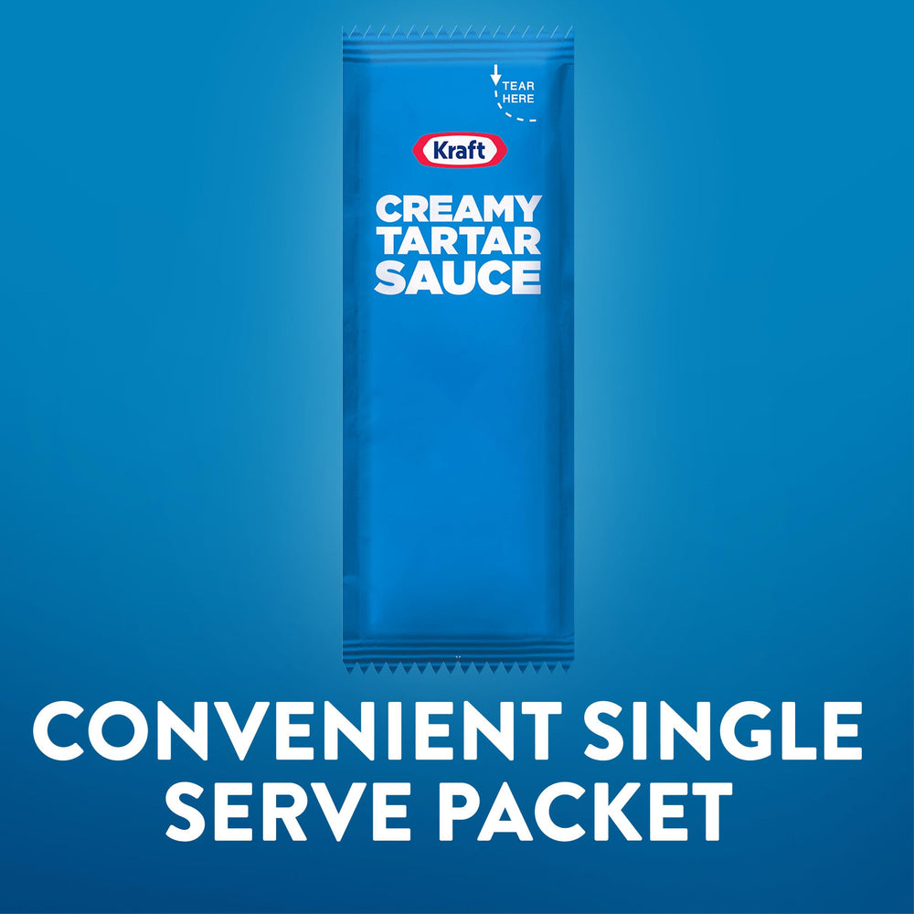 Kraft Creamy Tartar Sauce Packet on-the-go use for meals