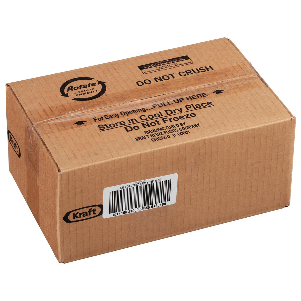 Kraft Creamy Tartar Sauce Packet ideal for takeout packaging