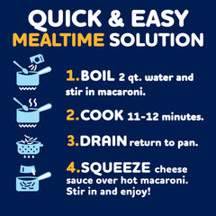 Kraft Deluxe cheese sauce packet ready to melt into pasta