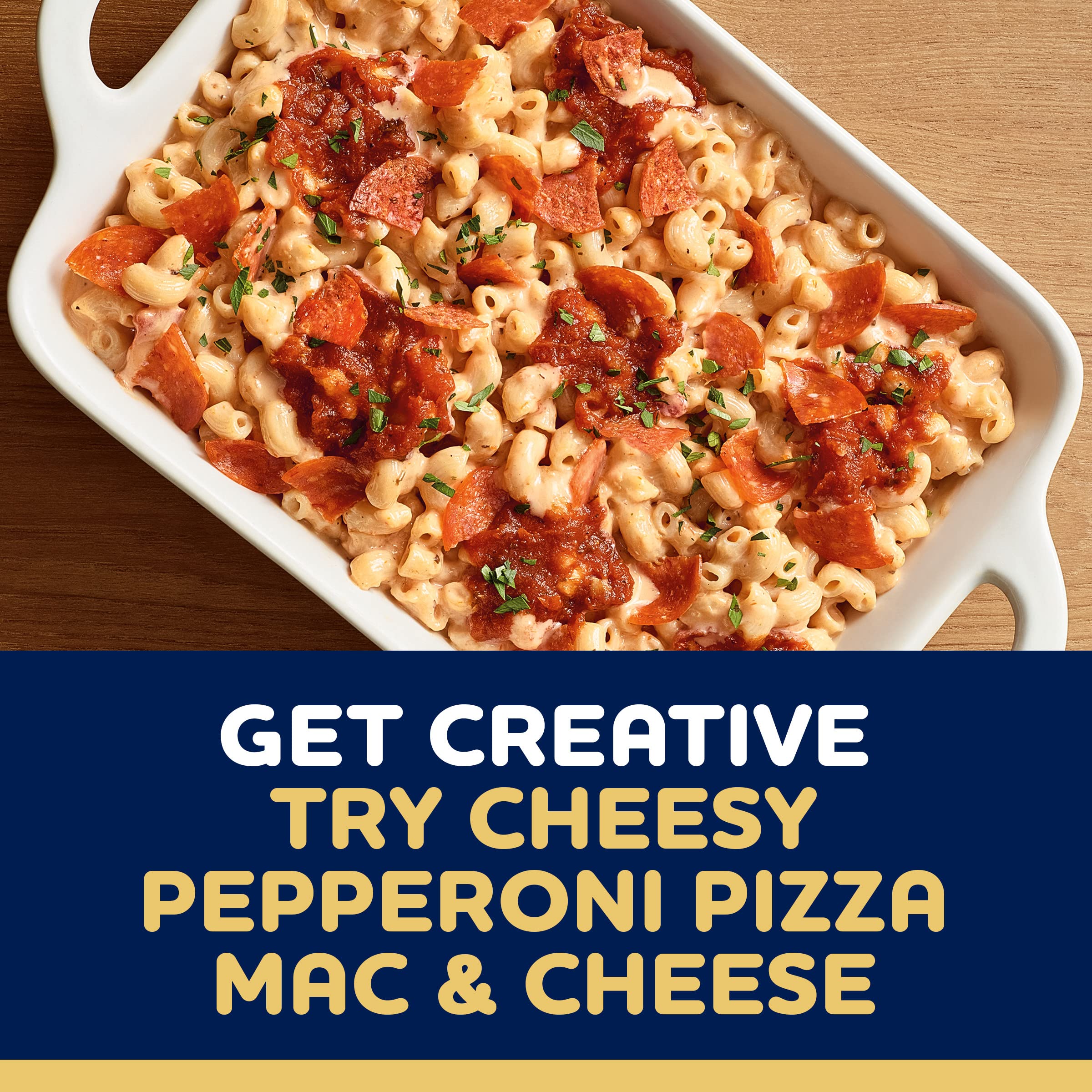Kraft Deluxe boxed dinner on shelf supporting quick meal planning
