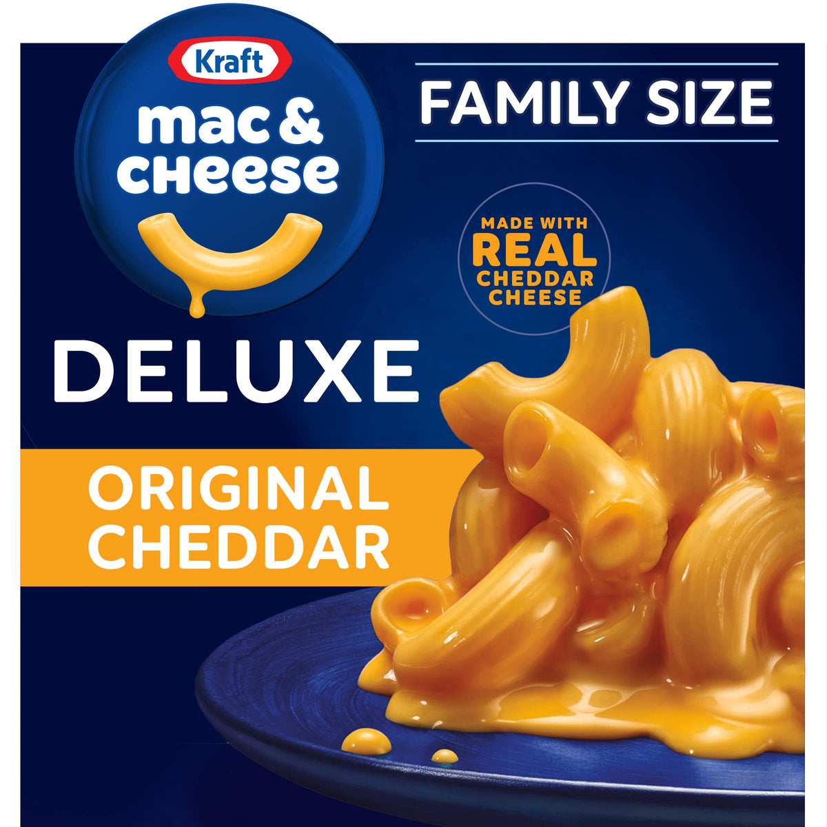 Kraft Deluxe Mac and Cheese box for an easy family dinner