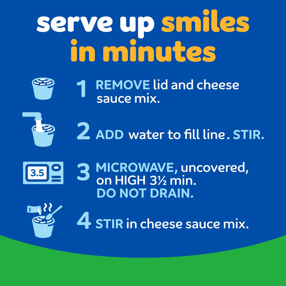Kraft Gluten Free Mac and Cheese cups on table, ideal for family dinners.