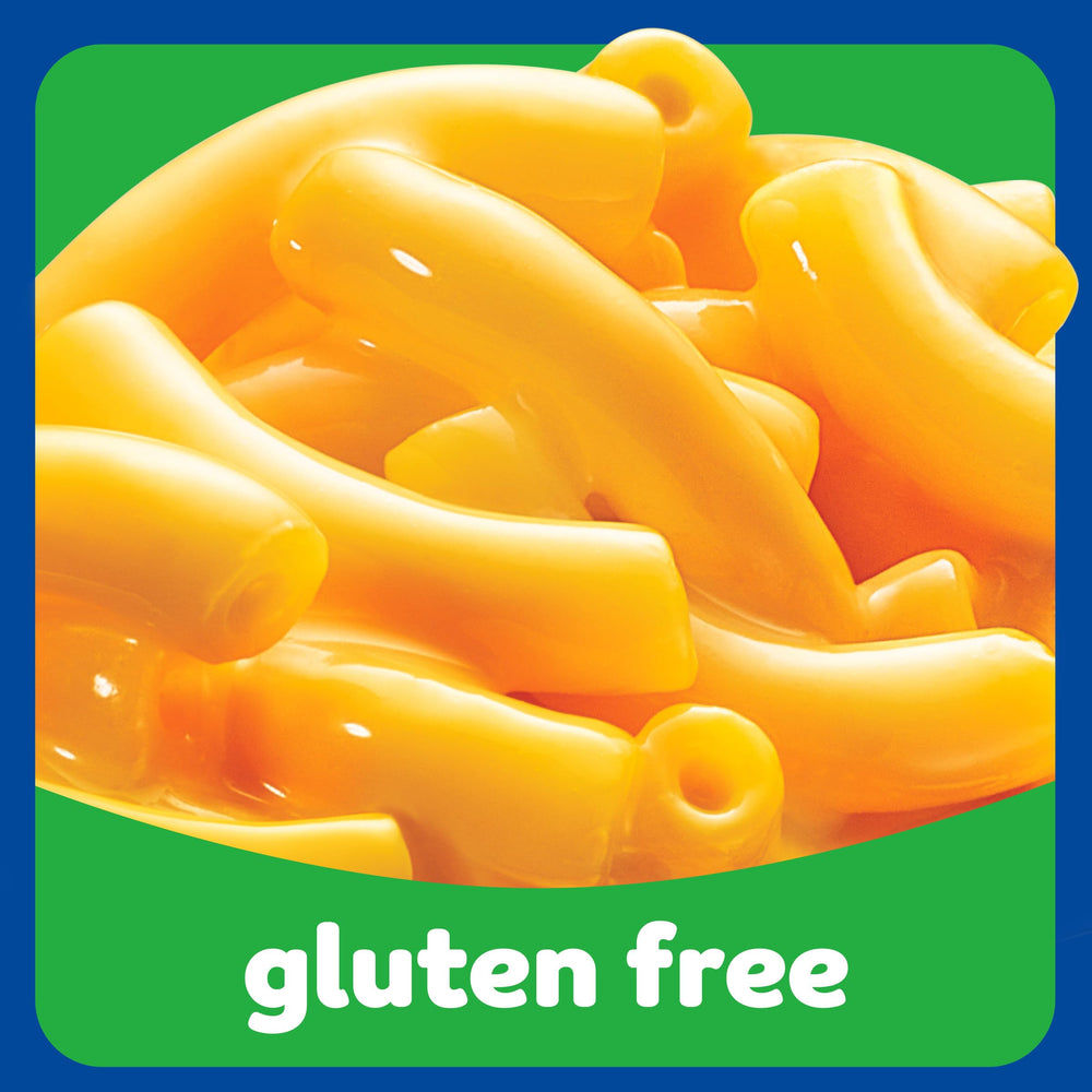 Kraft Gluten Free Mac and Cheese cups ready to serve, a convenient gluten-free dinner option.