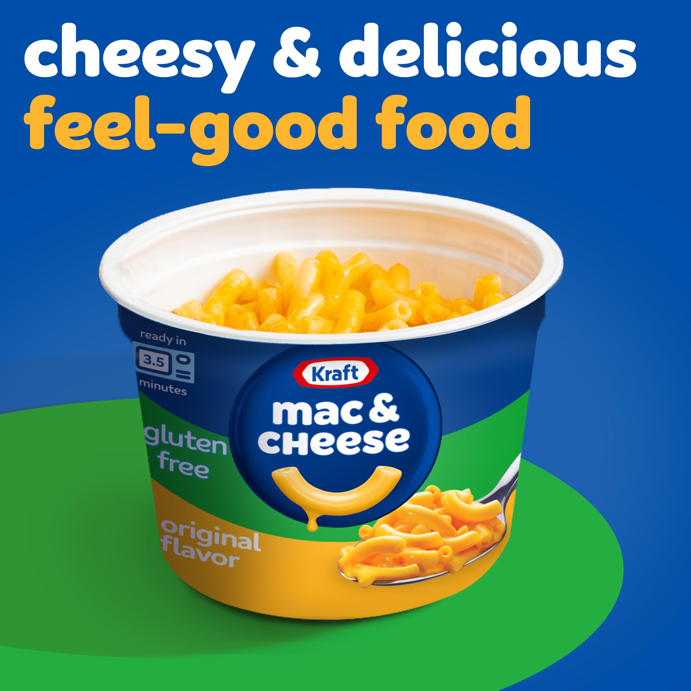 Kraft Gluten Free Mac and Cheese cups snack idea for busy days and lunches.