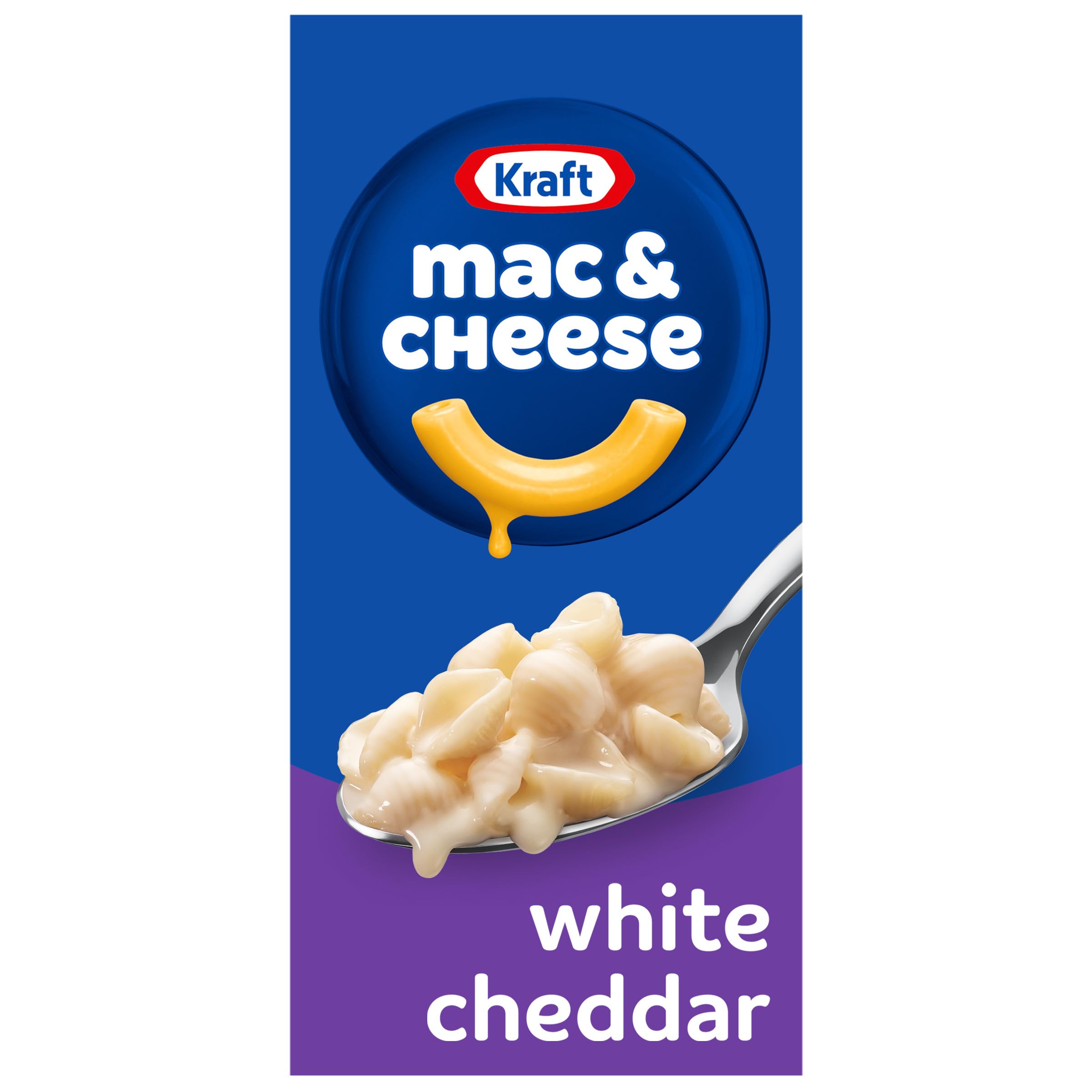 Kraft Mac and Cheese white cheddar box ready for a quick weeknight dinner
