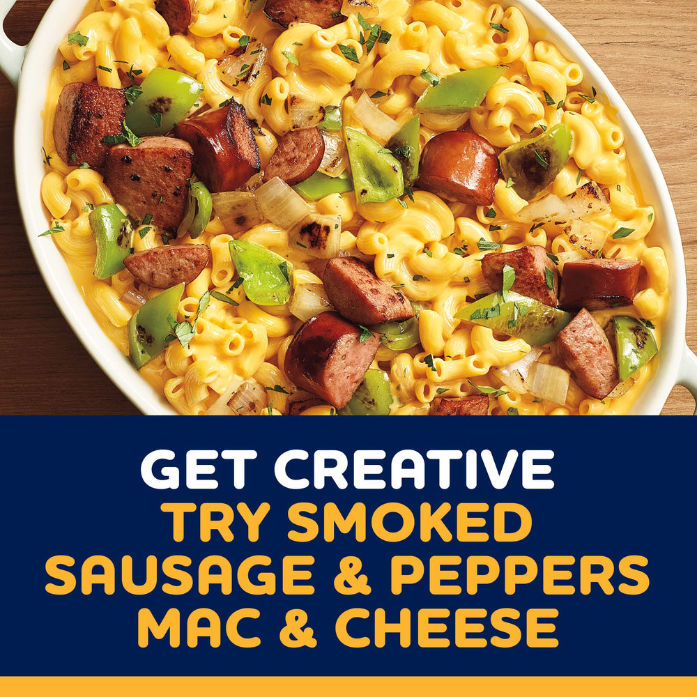 Nutrition note: Kraft Mac and Cheese calcium content highlighted for meals