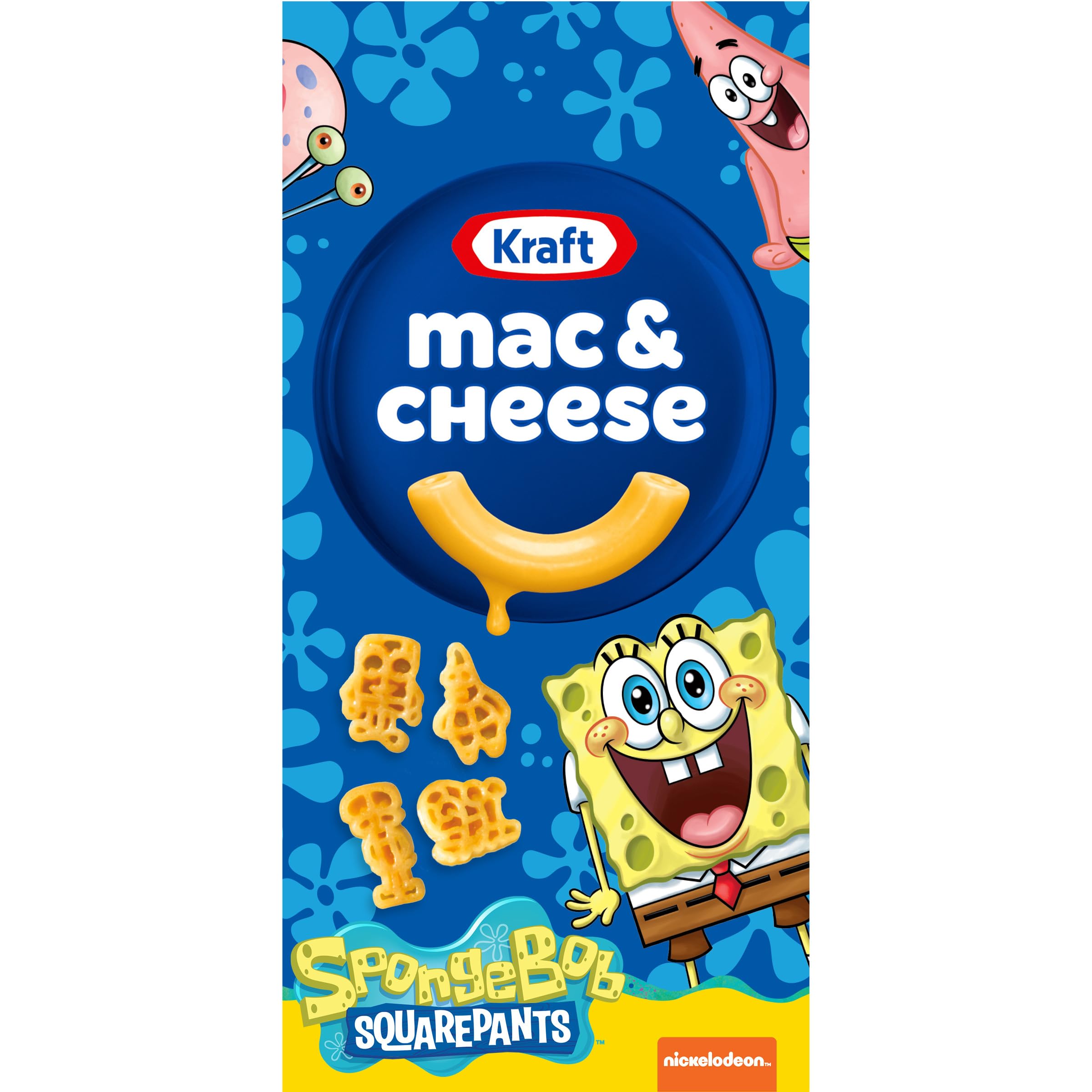 Kraft Mac and Cheese SpongeBob box for quick family meals.