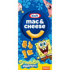 Kraft Mac and Cheese SpongeBob box for quick family meals.
