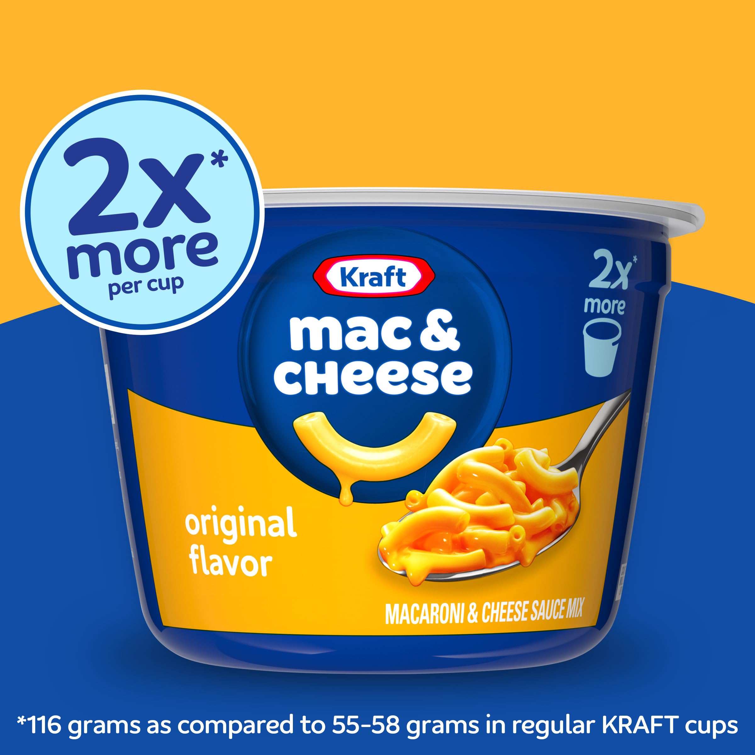 Kid-friendly Kraft Mac & Cheese Big Cups meal option