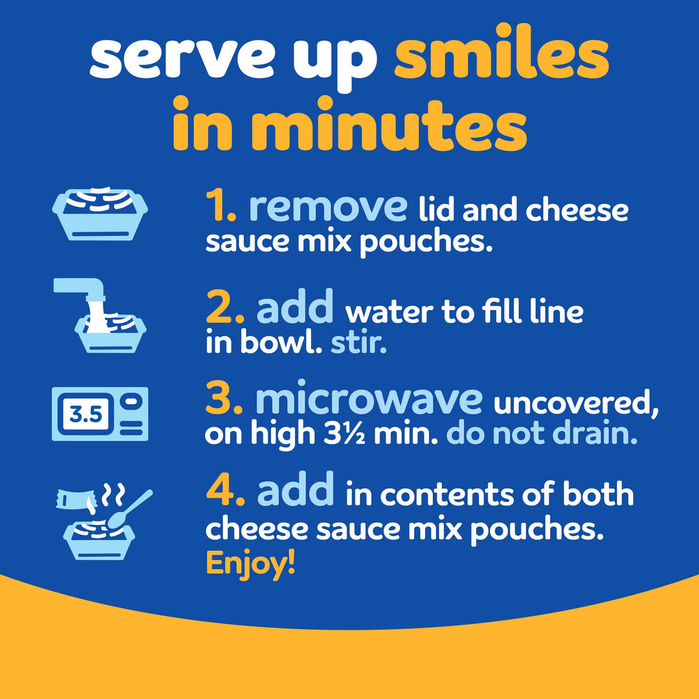 Kraft Mac & Cheese bowl highlight: no artificial flavors in the mix.