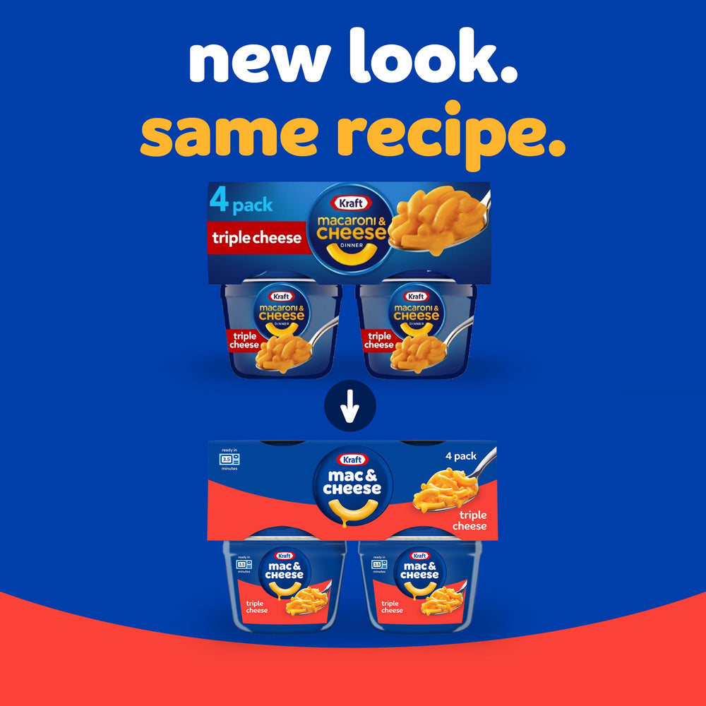 Kraft Mac & Cheese Cups microwave-ready for quick meals