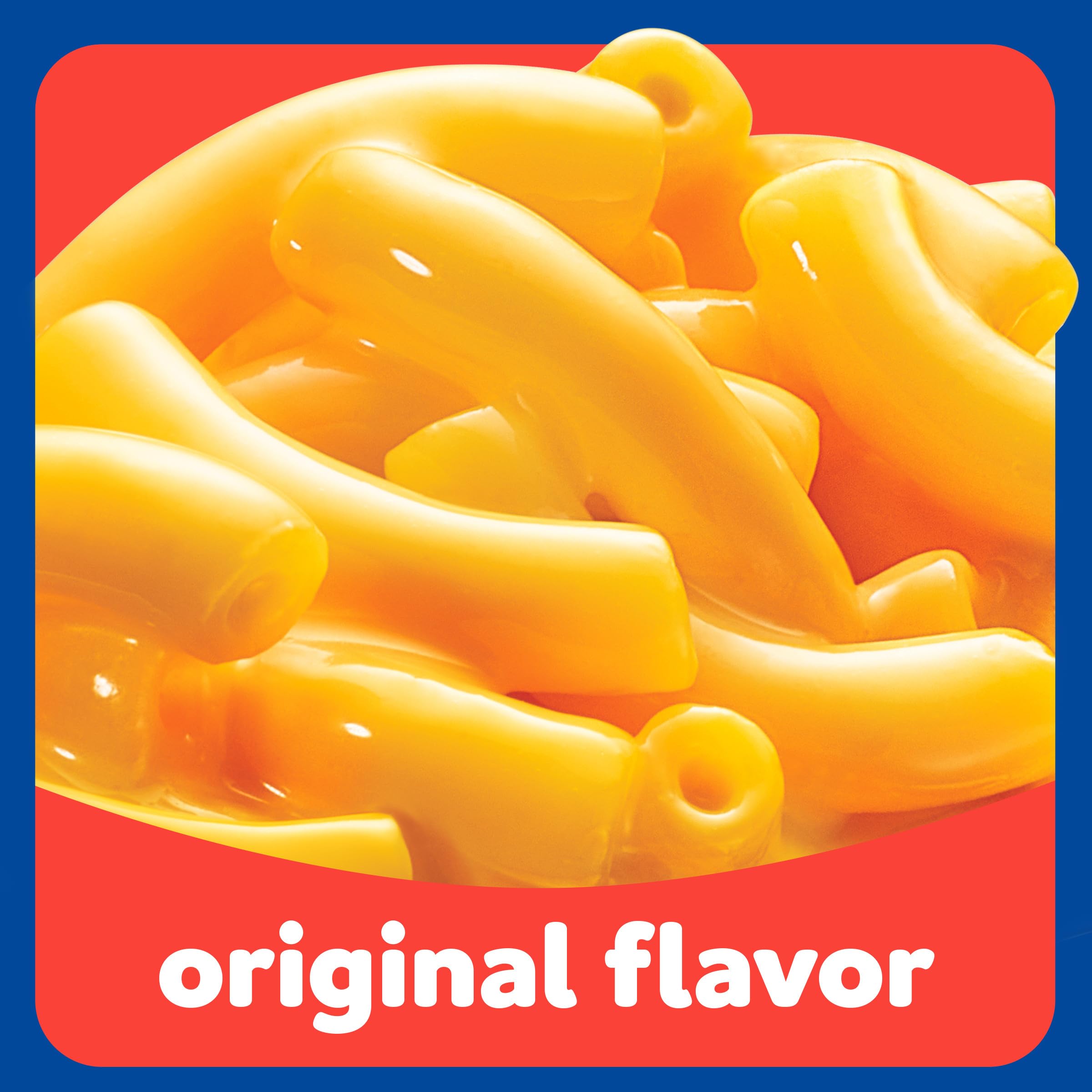 Stir Kraft Mac & Cheese to blend pasta and cheese