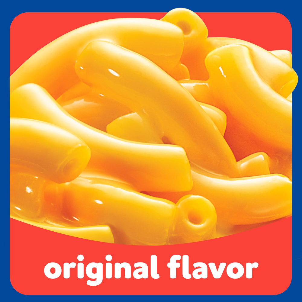 Stir Kraft Mac & Cheese to blend pasta and cheese