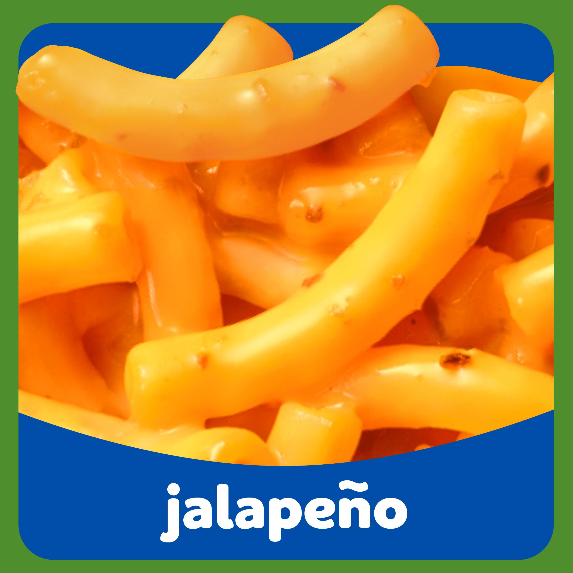 Kraft Mac and Cheese jalapeño milk and butter add-in for creaminess.