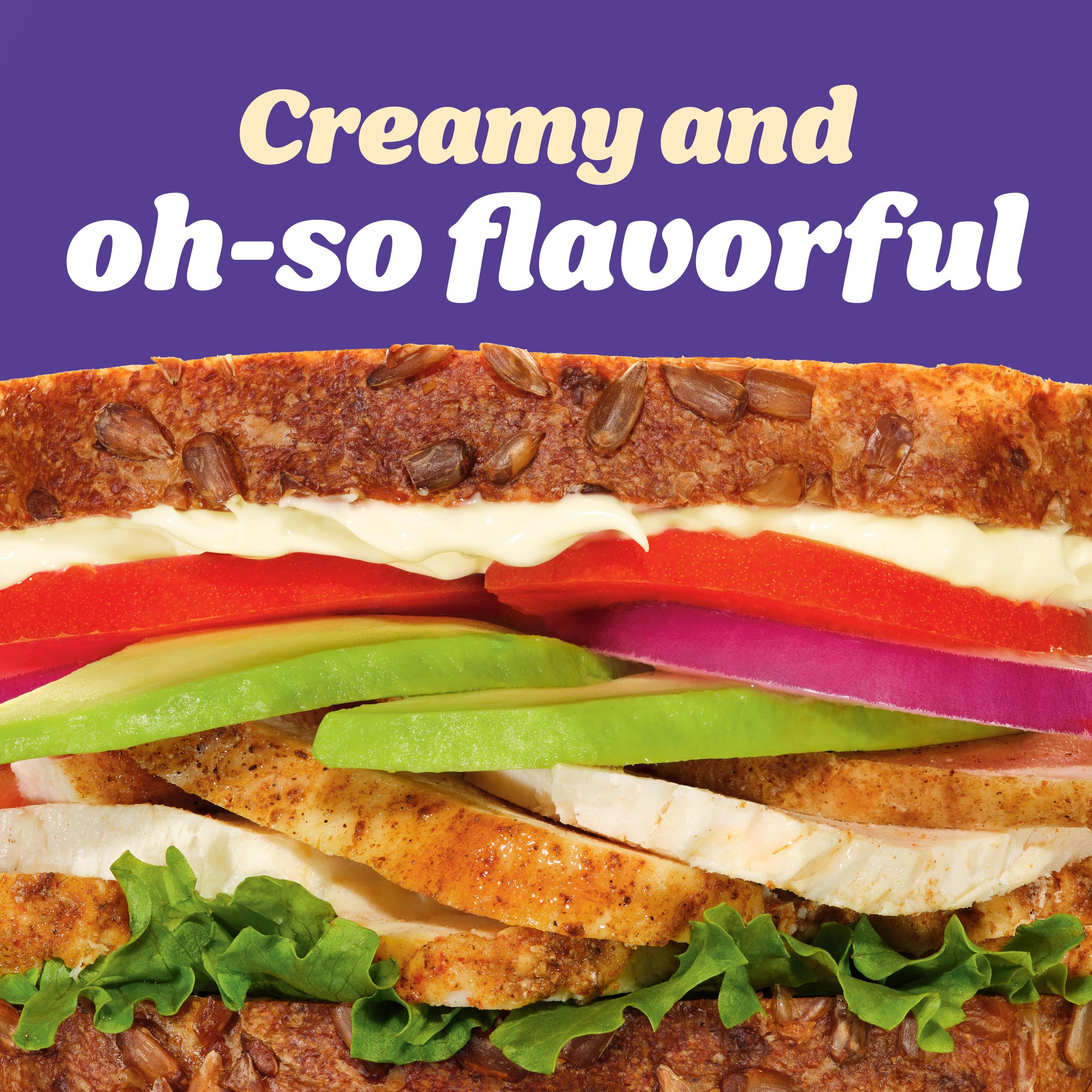 Kraft Mayo Garlic Aioli on a deli sandwich enhances everyday lunches.