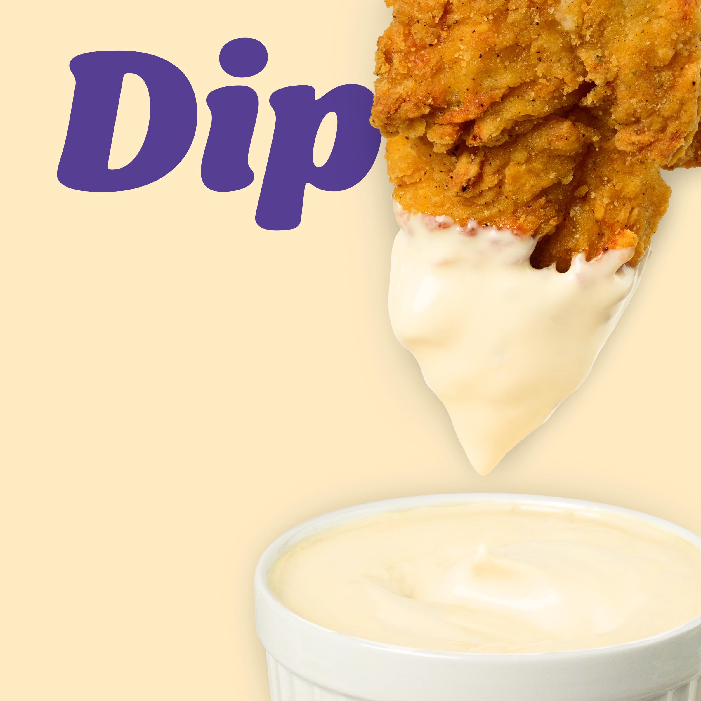Kraft Mayo Garlic Aioli with french fries for dipping.