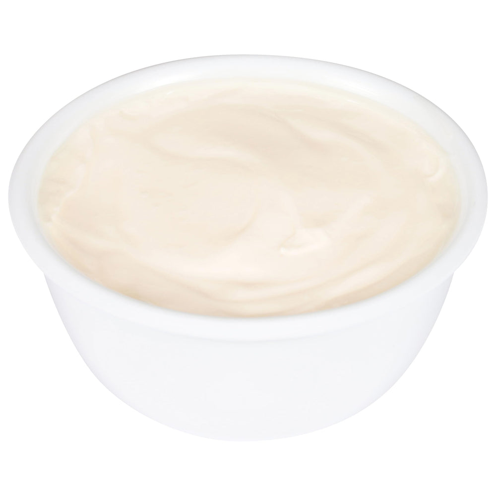 Kraft carry-out branding on mayo packets enhances quality perception.