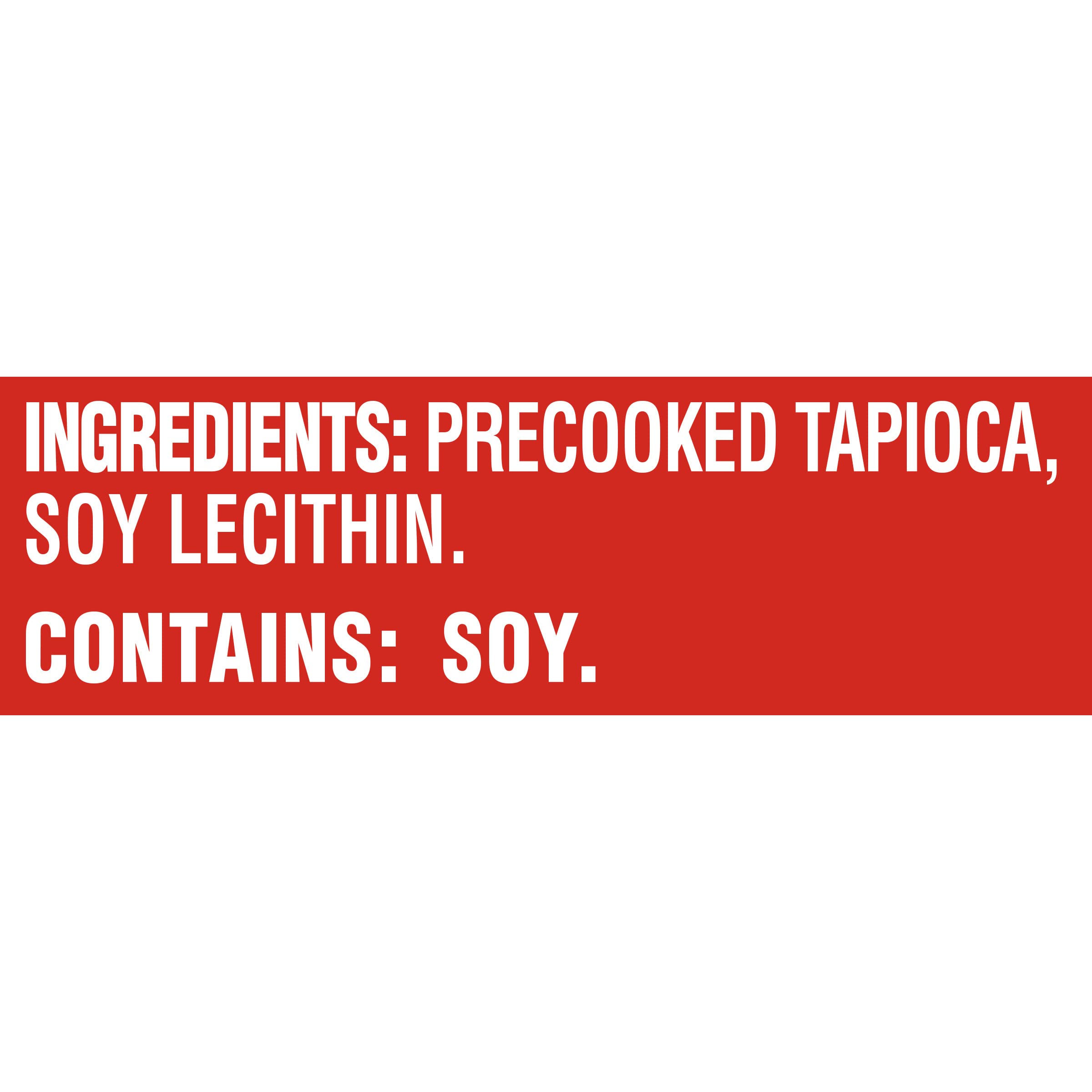 Close-up of Kraft Minute Tapioca powder showing fine texture for smooth puddings.