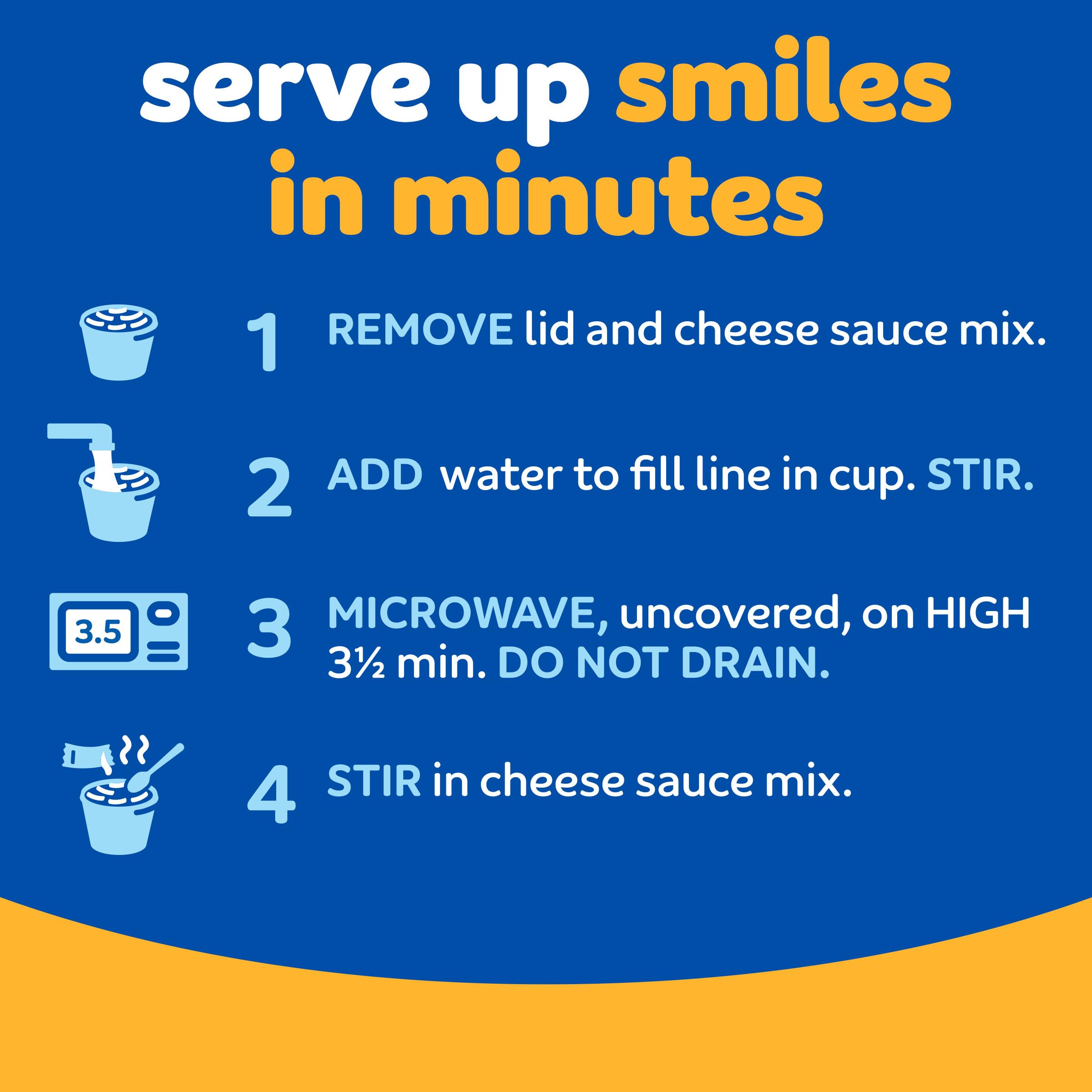 Kraft Mac and Cheese Big Cup steaming bowl, creamy texture in every bite