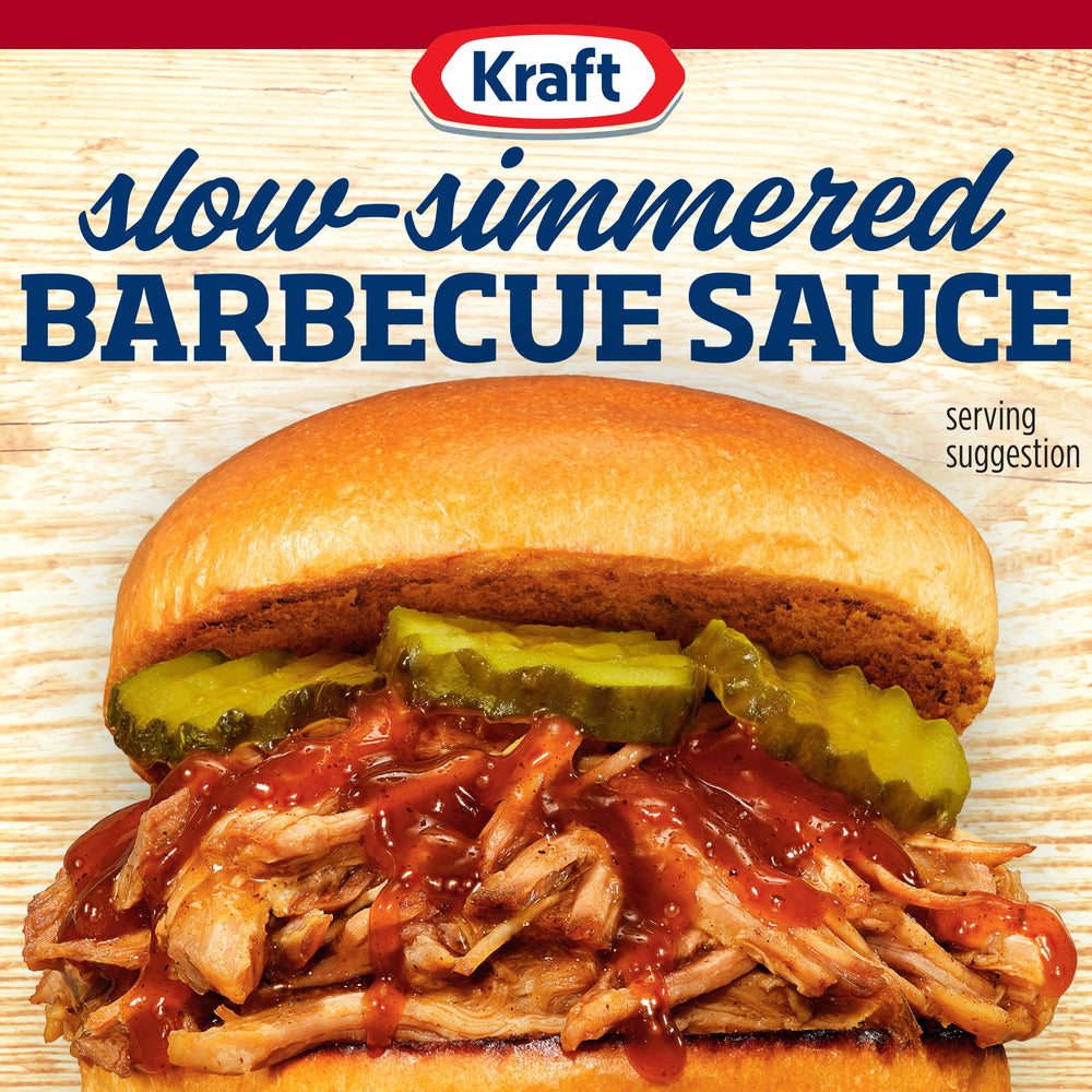 Kraft Original Slow-Simmered Barbecue Sauce resealable cap keeps flavor fresh.