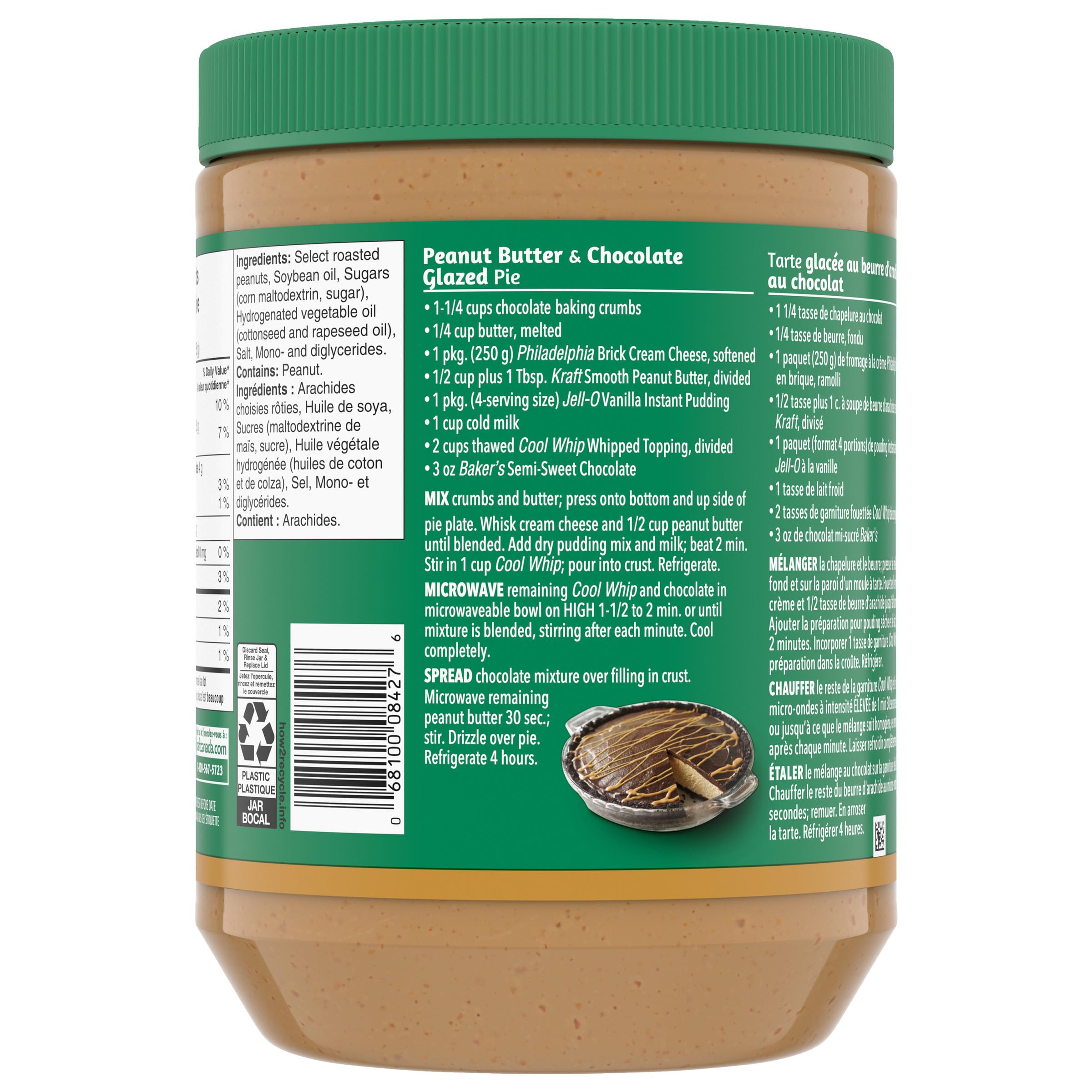 Kraft Peanut Butter Smooth enhances sauces and marinades with rich peanut notes.
