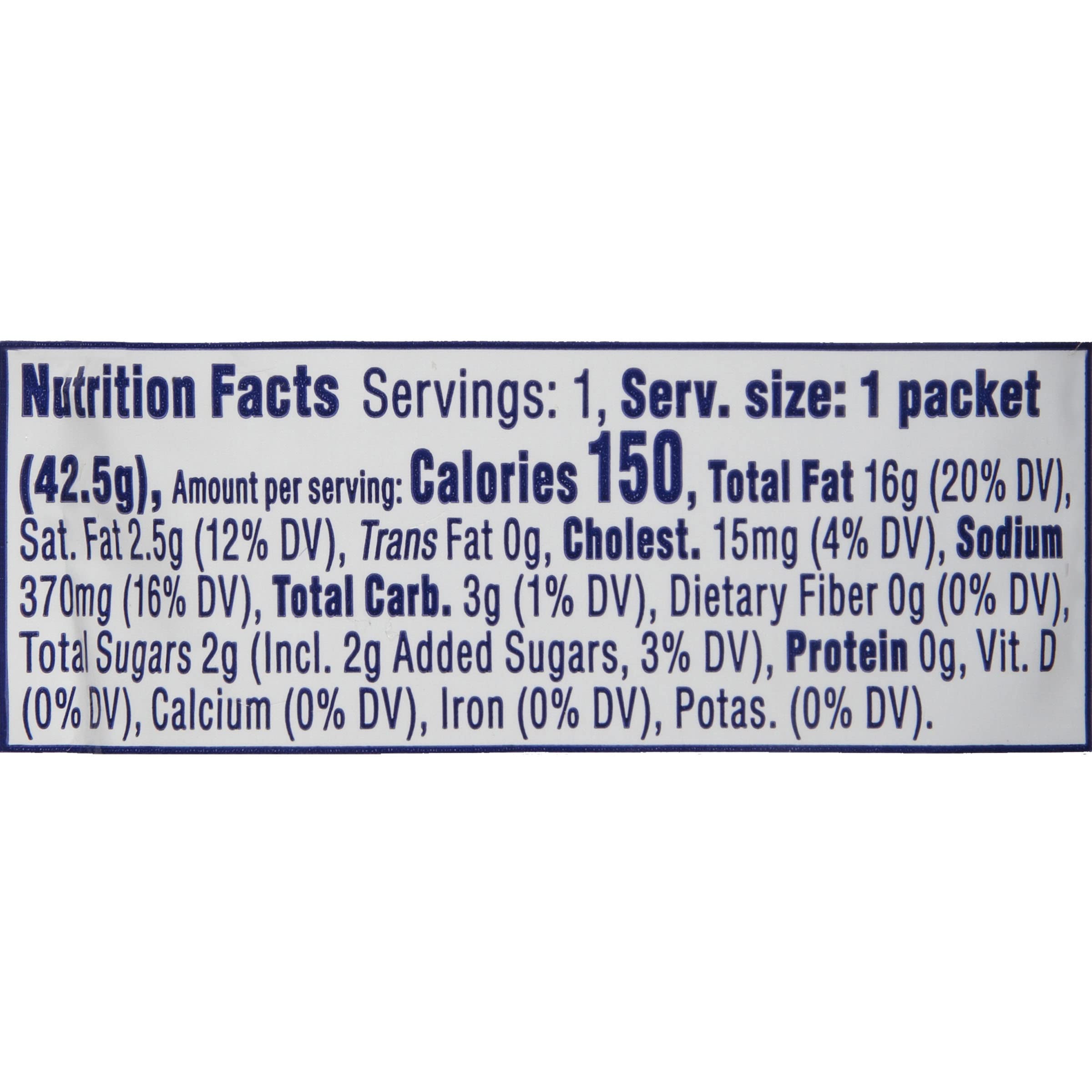 Kraft Ranch dressing 60-count box for on-the-go meals