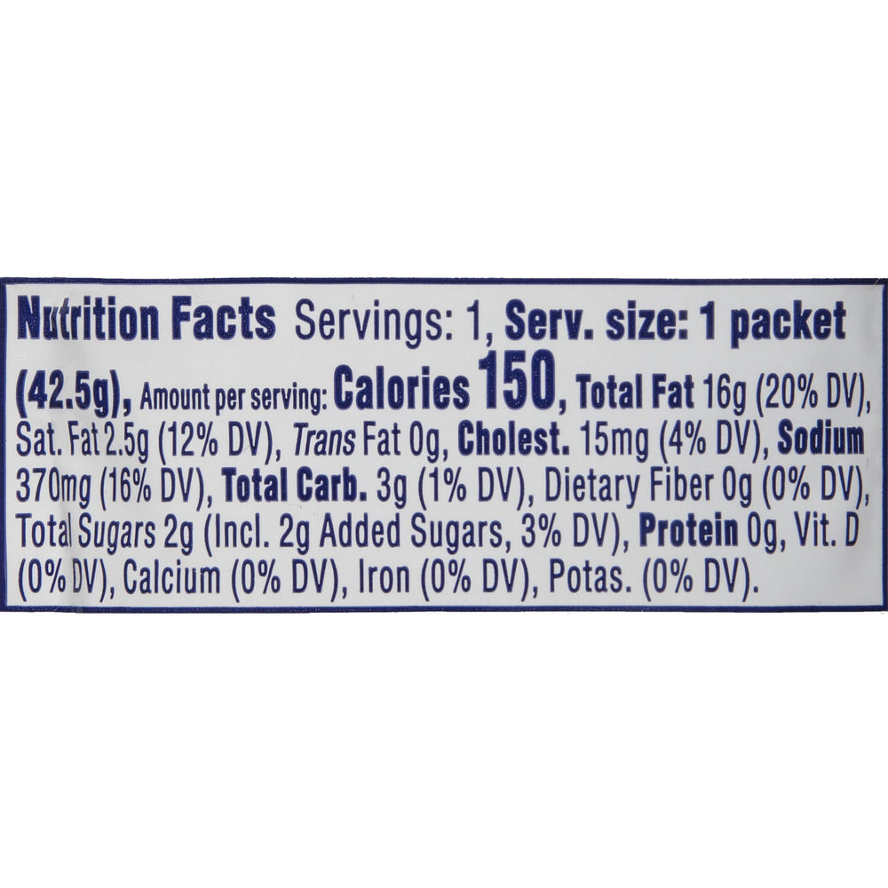 Kraft Ranch dressing 60-count box for on-the-go meals