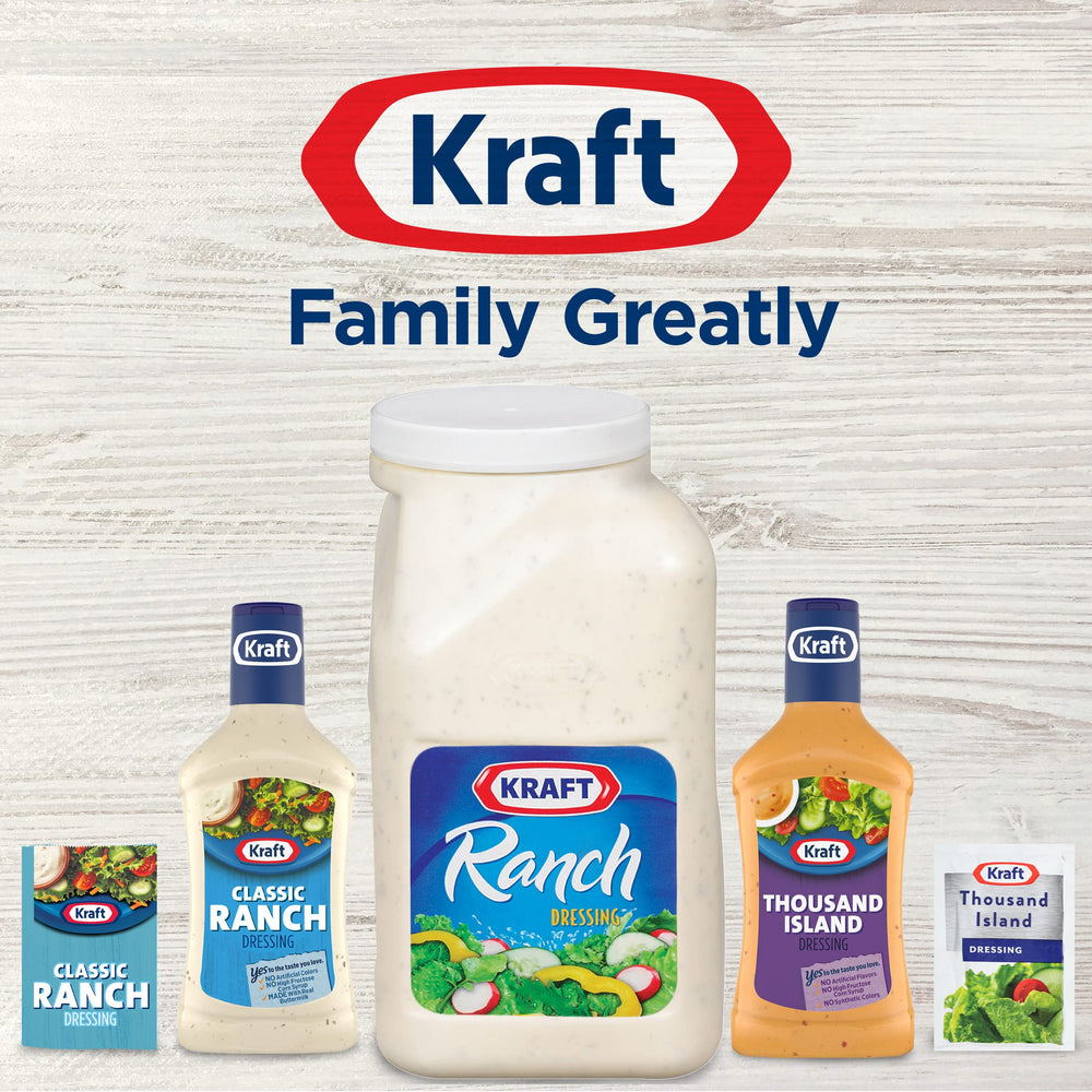 Kraft Ranch Dressing on sandwiches adds creamy tang.