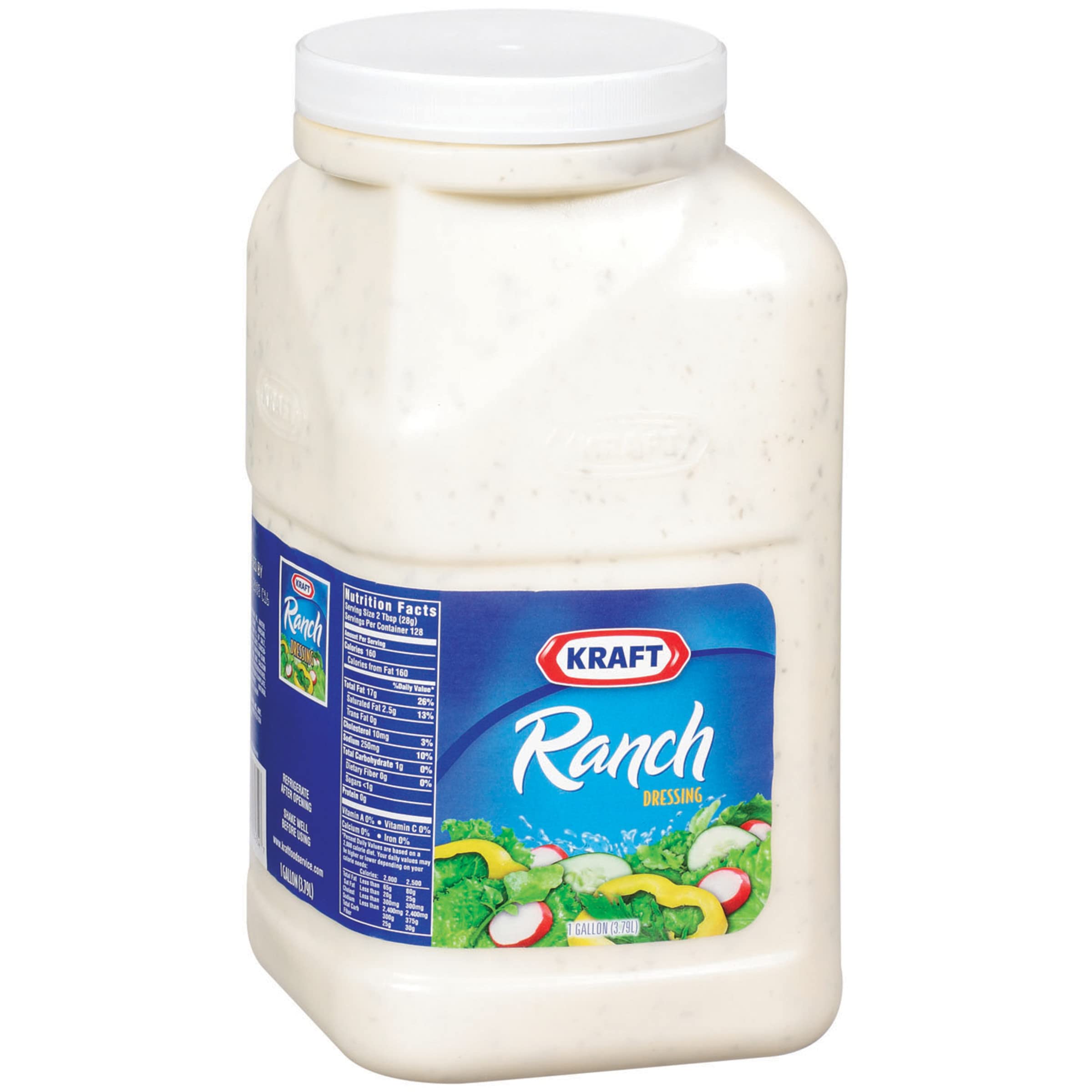 Kraft Ranch dipping sauce for wings and vegetables.