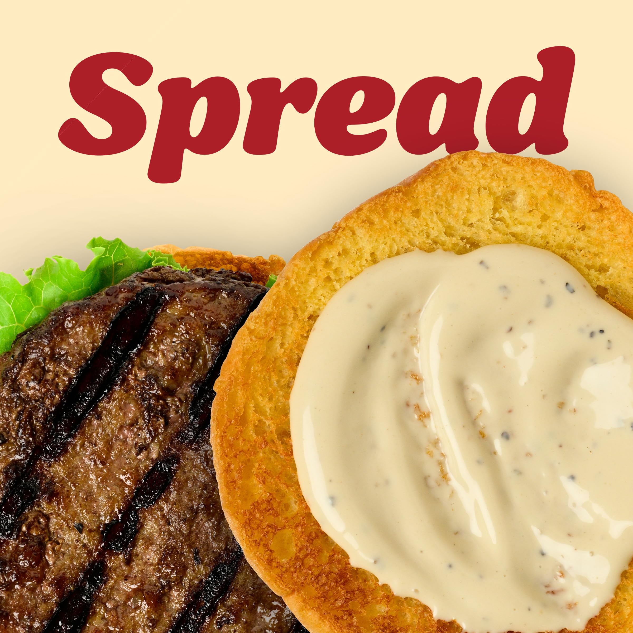 Kraft Smoky Hickory Bacon Aioli with a dipping plate.