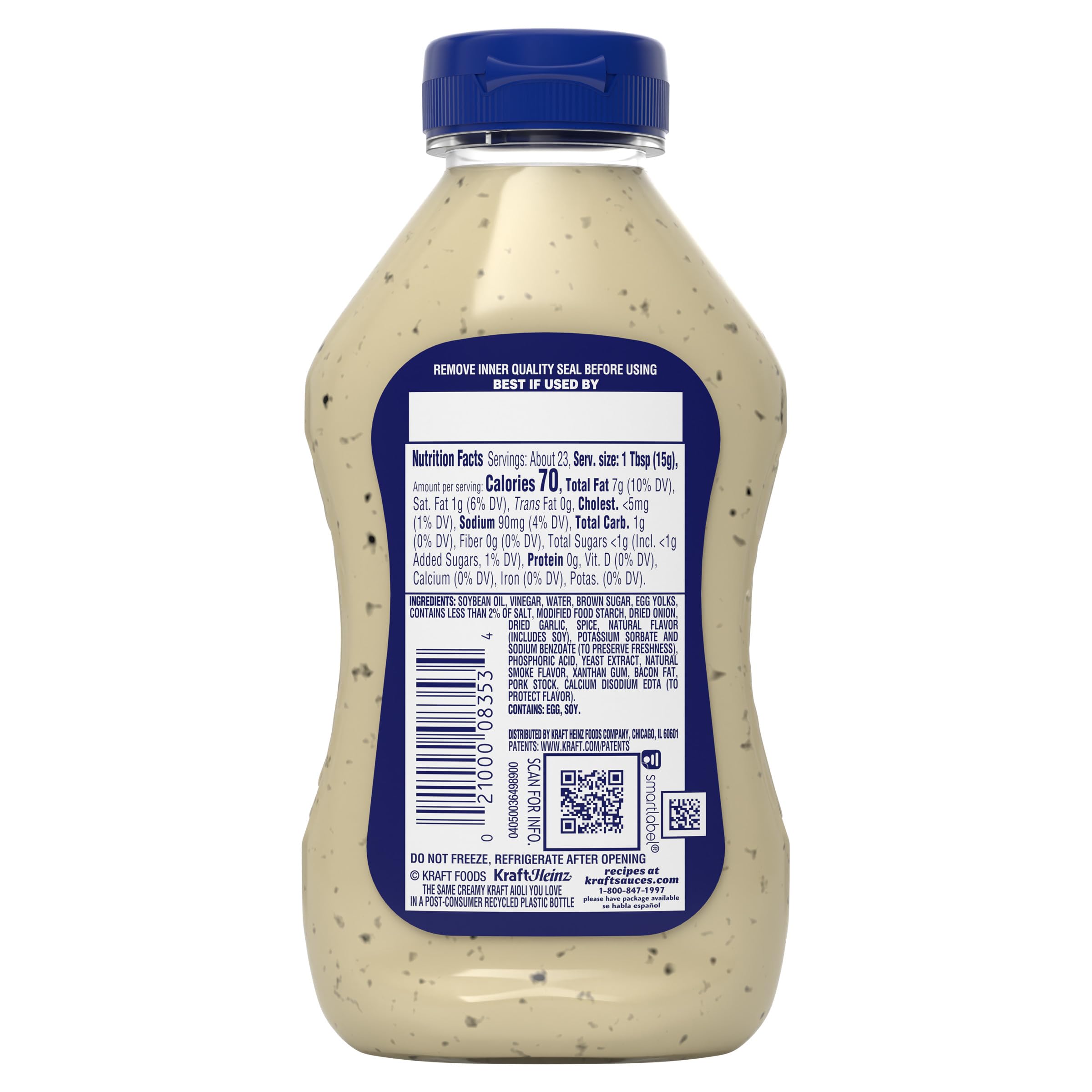Kraft Smoky Hickory Bacon Aioli for casual meals.