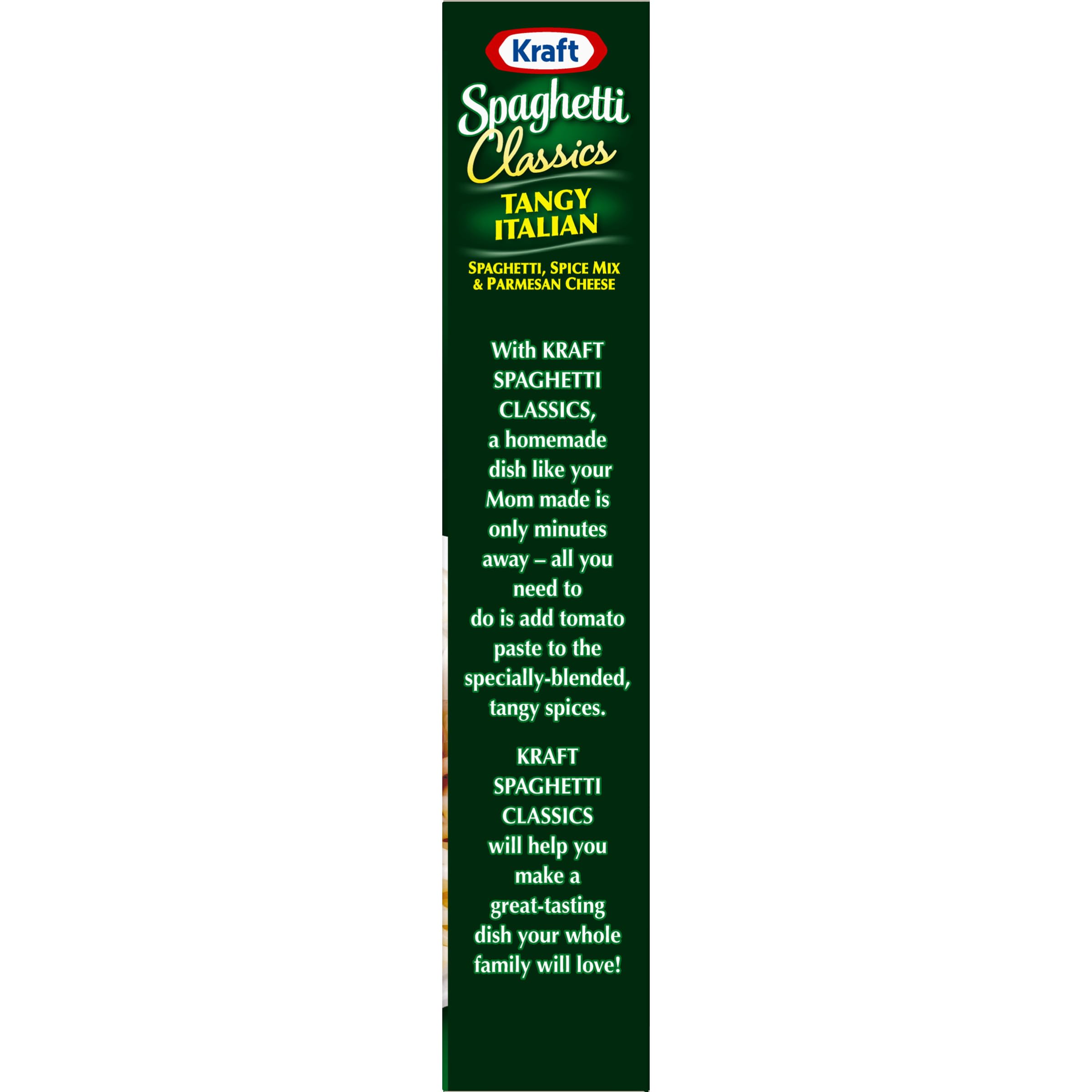 Under 30 minutes start-to-table with Kraft Spaghetti Classics Tangy Italian