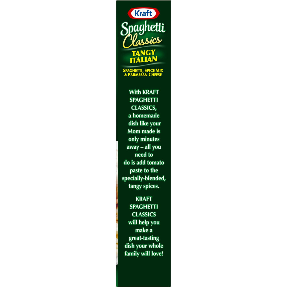 Under 30 minutes start-to-table with Kraft Spaghetti Classics Tangy Italian