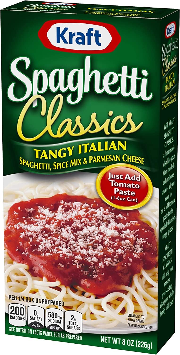 Kraft Spaghetti Classics ready in under 30 minutes for weeknights.