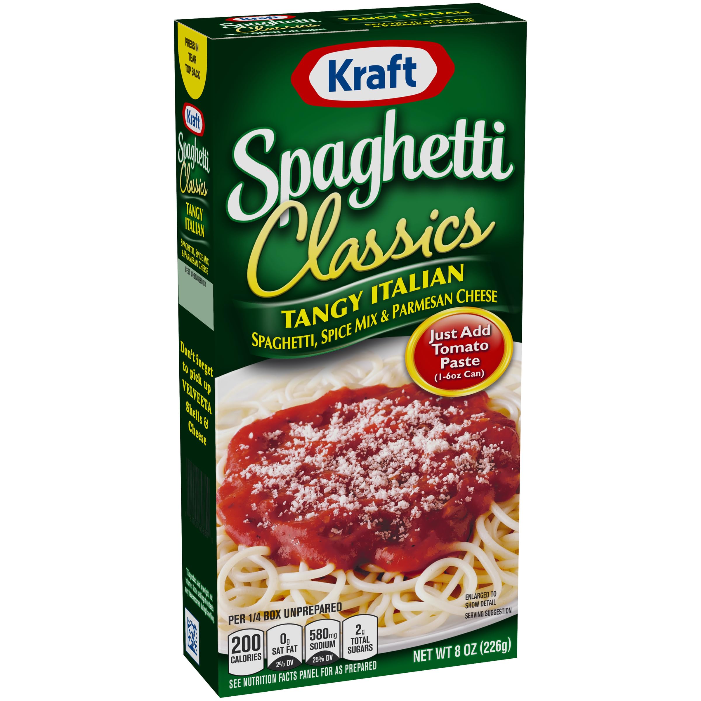 Aromatic tangy herbs fill your kitchen during Kraft spaghetti preparation