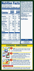 Kraft Spaghetti Classics with tomato paste option for sauce.