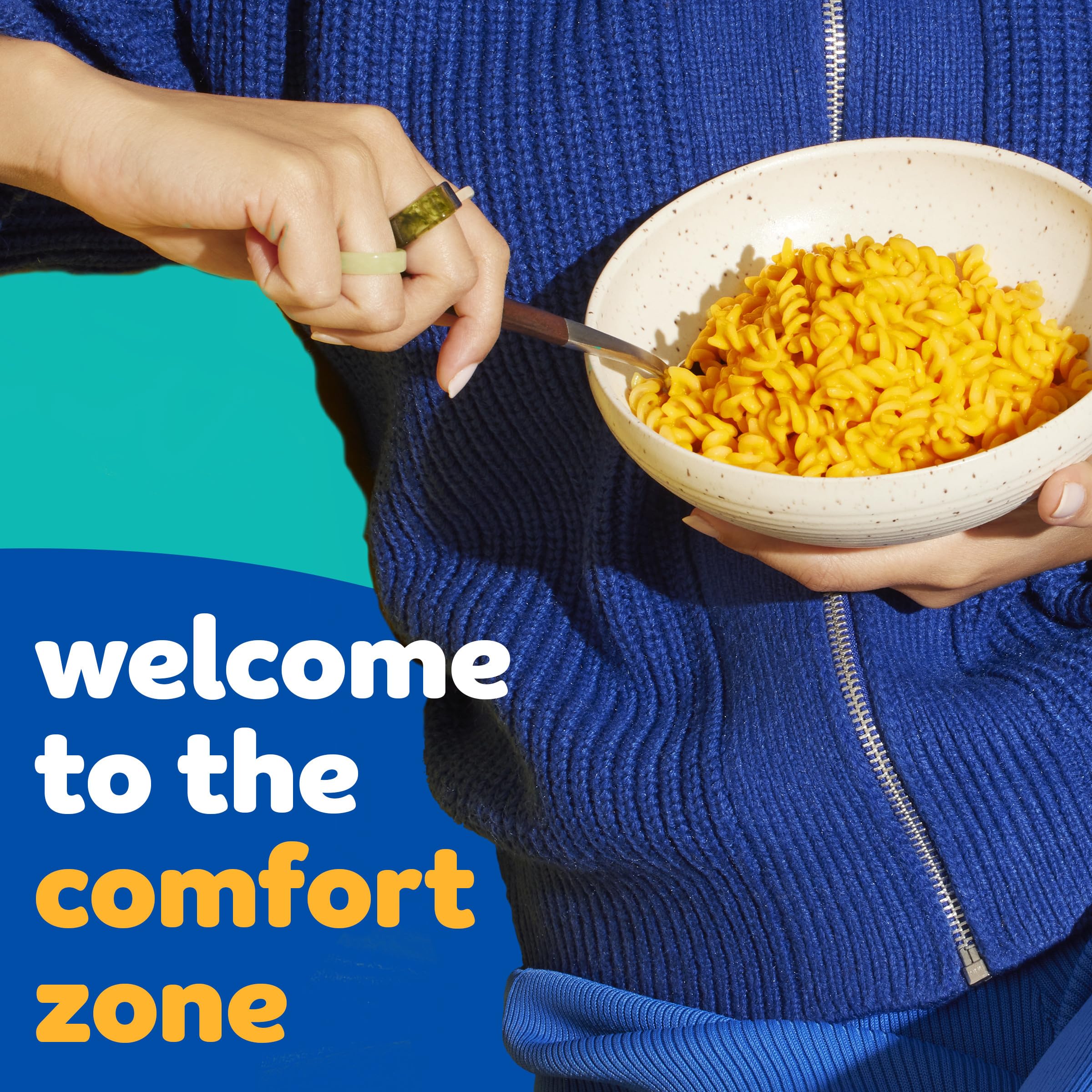 Kraft Spirals family dinner scene highlighting quick prep after school