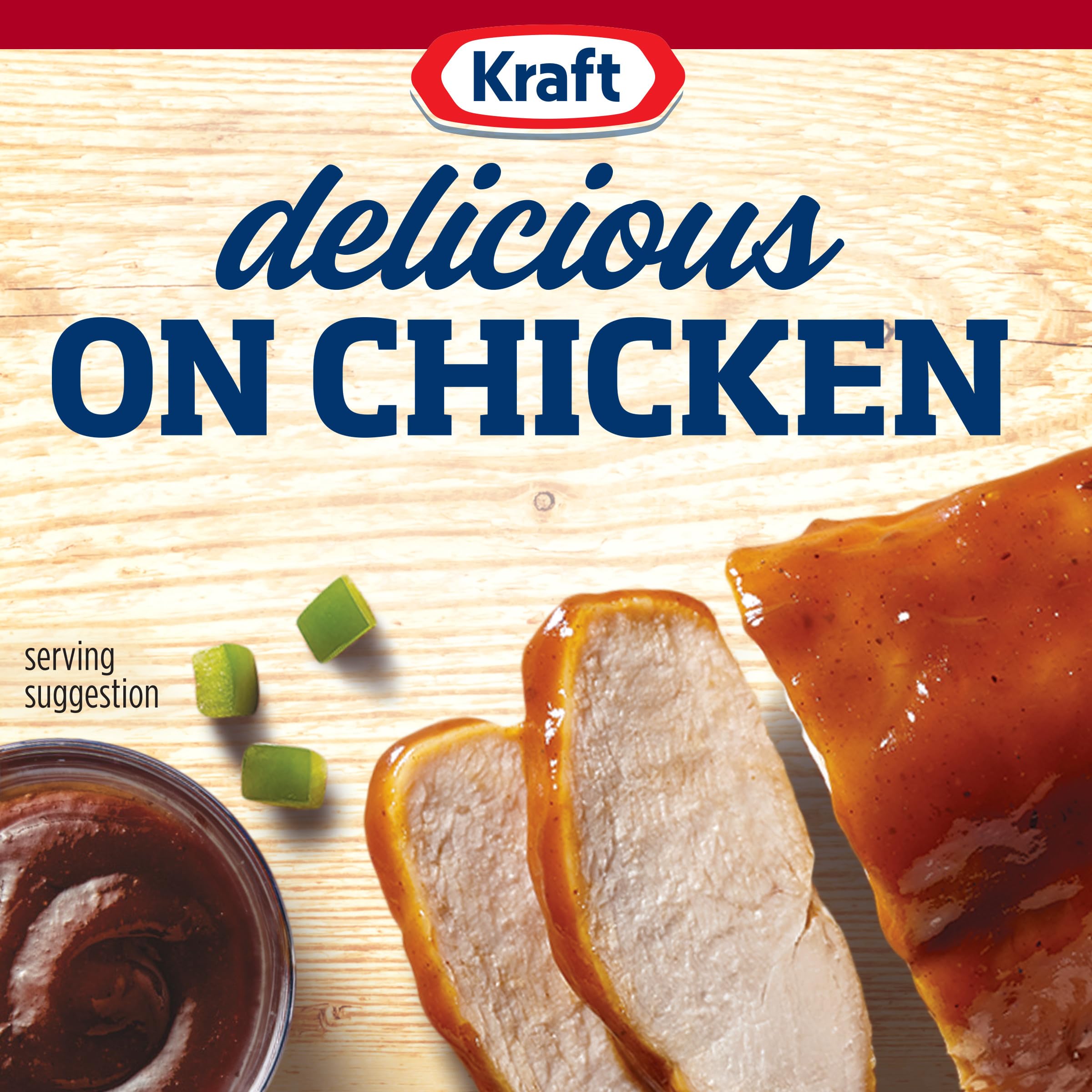 Kraft sauce is a perfect marinade for pork chops on the grill.