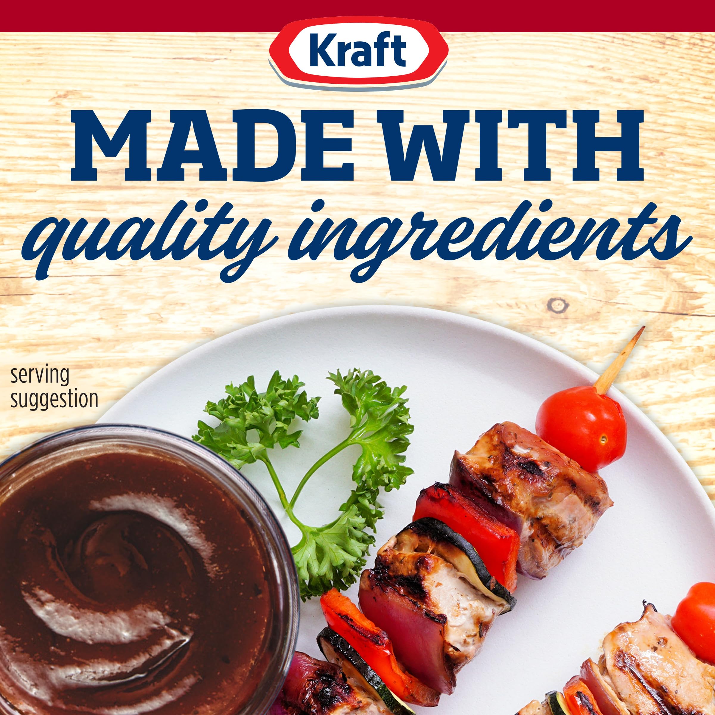 Kraft sauce as dipping sauce for crispy chicken tenders.