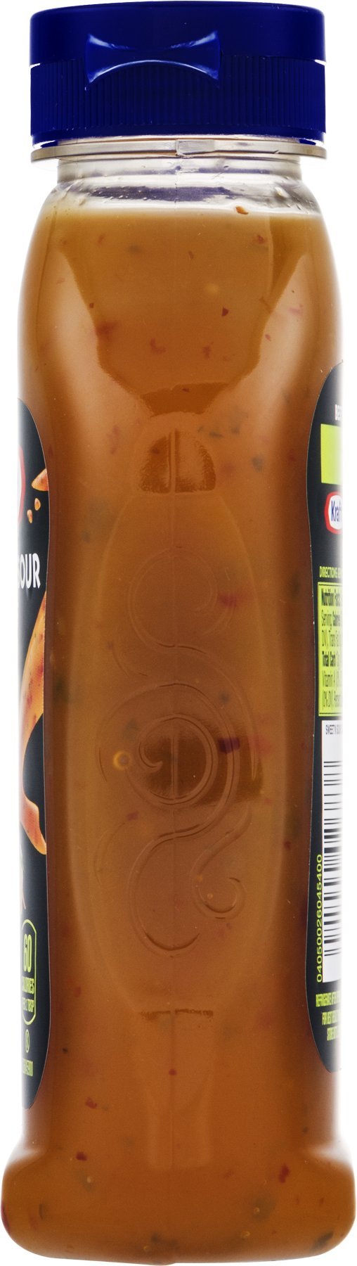 Kraft SweetN Sour Sauce label closeup, proudly made in the United States.