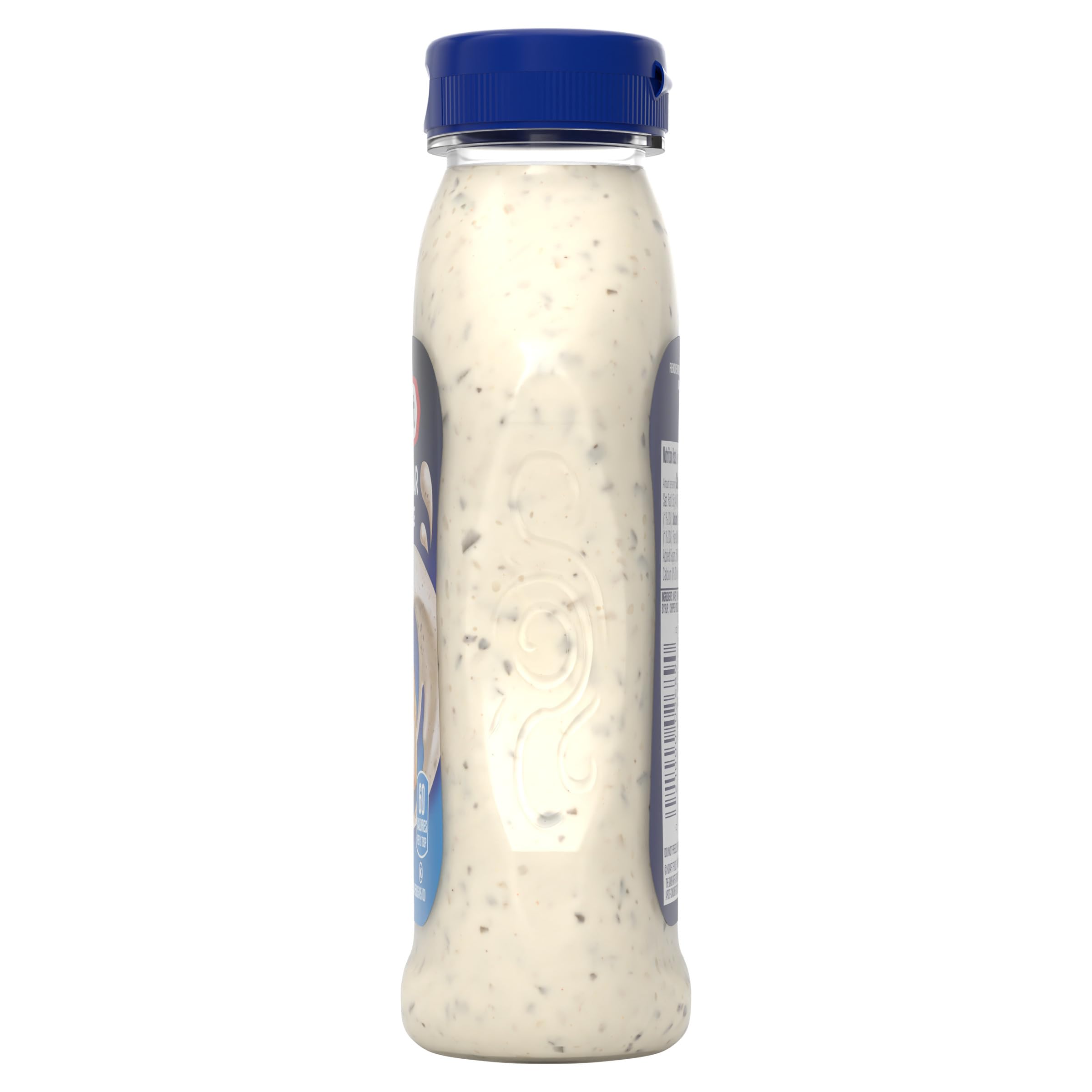Close-up of Kraft Tartar Sauce texture and creamy sauce.