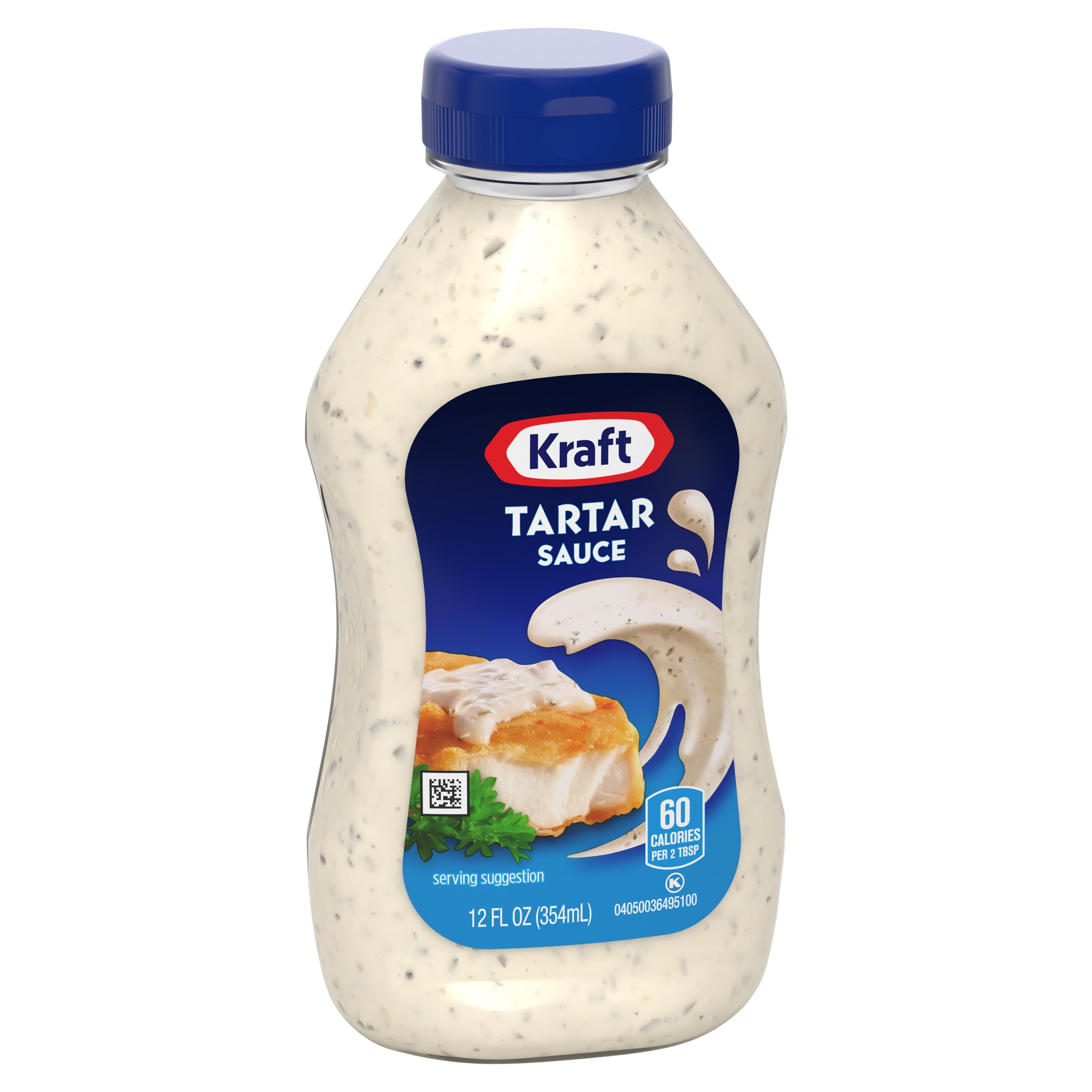 Kraft Tartar Sauce paired with a fish sandwich for tangy flavor.