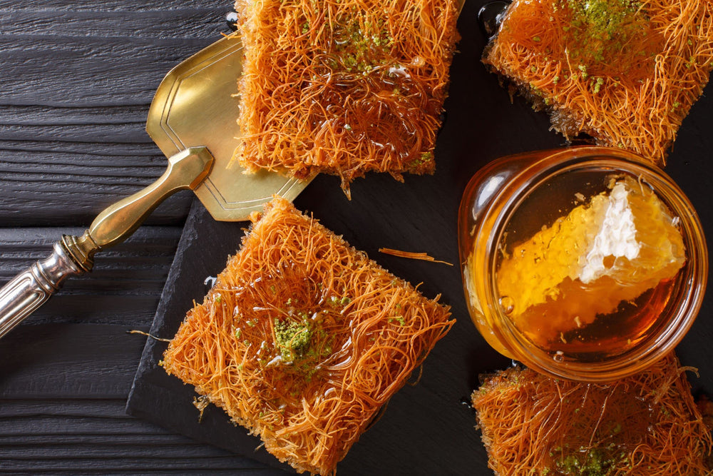 Kral Kataifi halal-certified Turkish pastry ingredient with versatile uses
