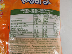 Krema Regal'ad cherry flavor chewy candy in a handy individually wrapped package.