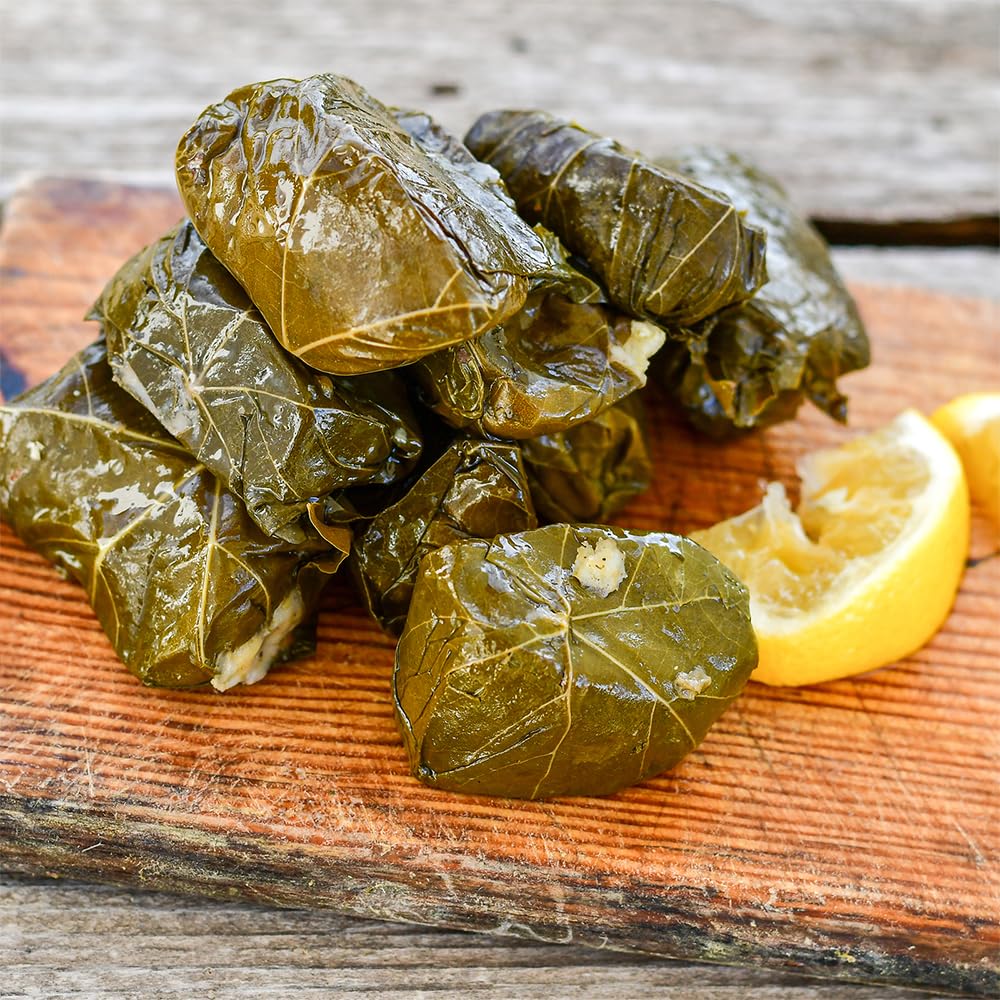 Krinos grape leaves jar ready-to-use for authentic stuffed grape leaves